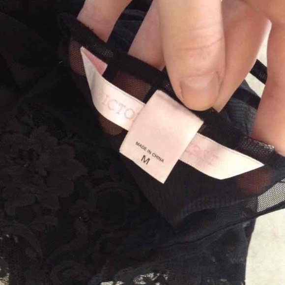 Victoria's Secret Black Lace Slip Medium - Picture 10 of 13